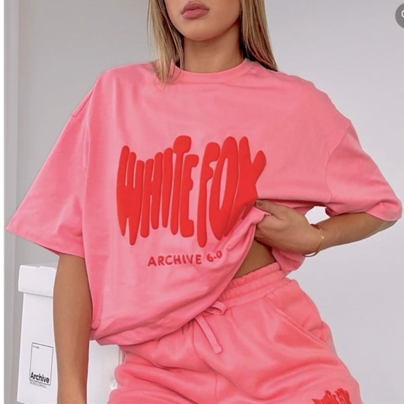 White Fox Archive 6.0 Oversized Tee Melon S/M - Picture 1 of 3